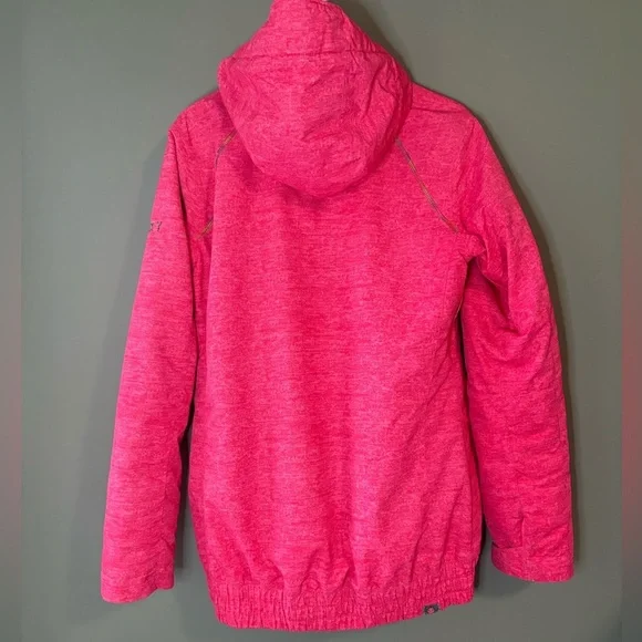 Roxy size M vibrant Pink, ski or snowboard Hooded winter snow Jacket - Picture 8 of 8